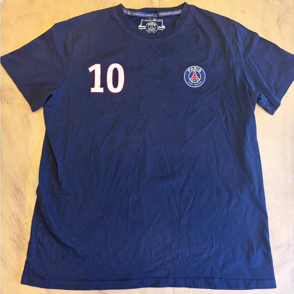 PSG PARIS SAINT GERMAIN Shirt Mens XL Blue Futbol Neymar Jr 10 Official Soccer